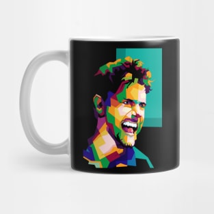 Baggio In Wpap Pop Art Mug